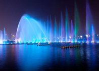 เอฟเฟกต์ 3D Water Dance Fountain Systems เพื่อความบันเทิงแรงดันไฟฟ้า 380V ผู้ผลิต