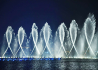 RGB Lighted Music Dancing Fountain สำหรับสวนขนาดใหญ่ตกแต่งความสูง 1-100 เมตร ผู้ผลิต